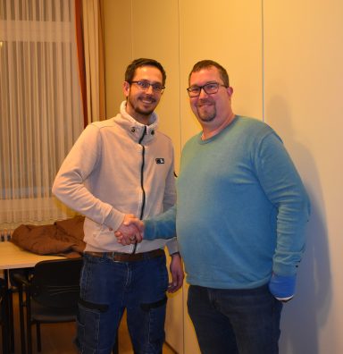 Aufnahme und Begrüßung 